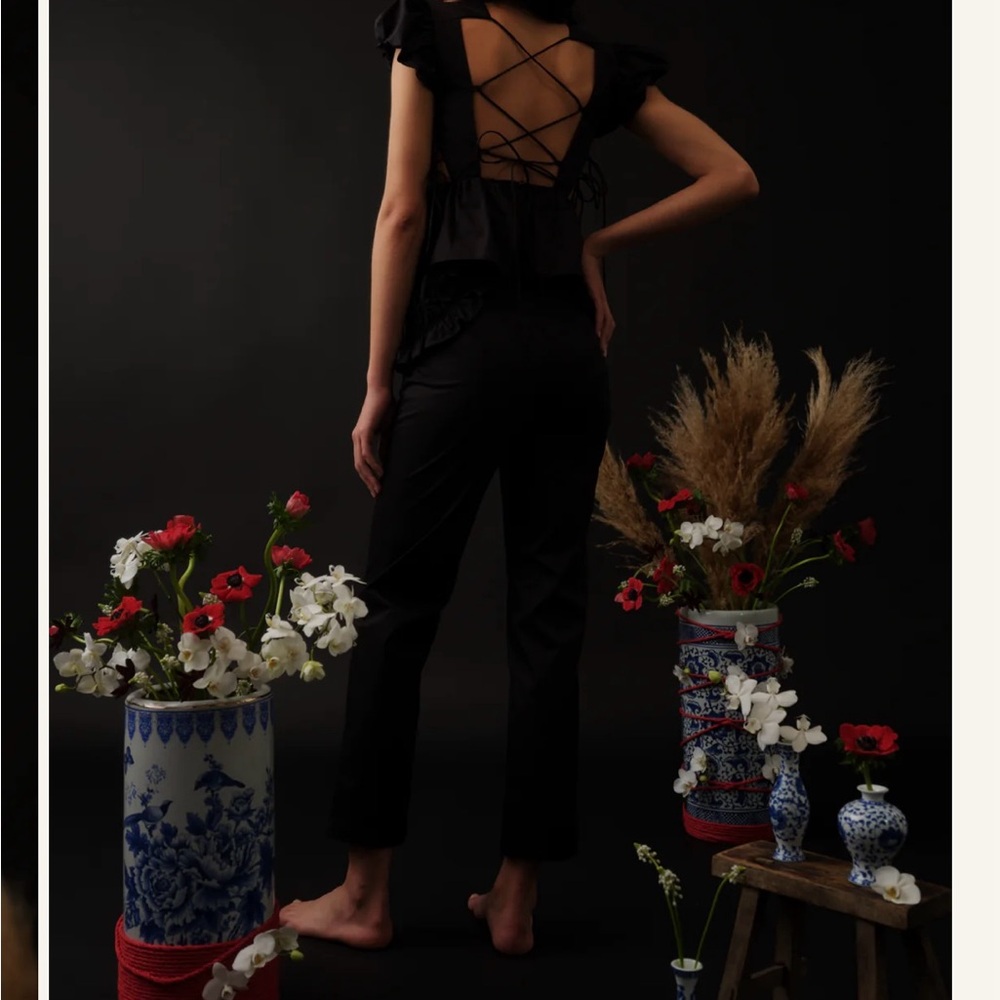 NWT Rare - Allina Liu Matisse Top, black - Picture 2 of 10
